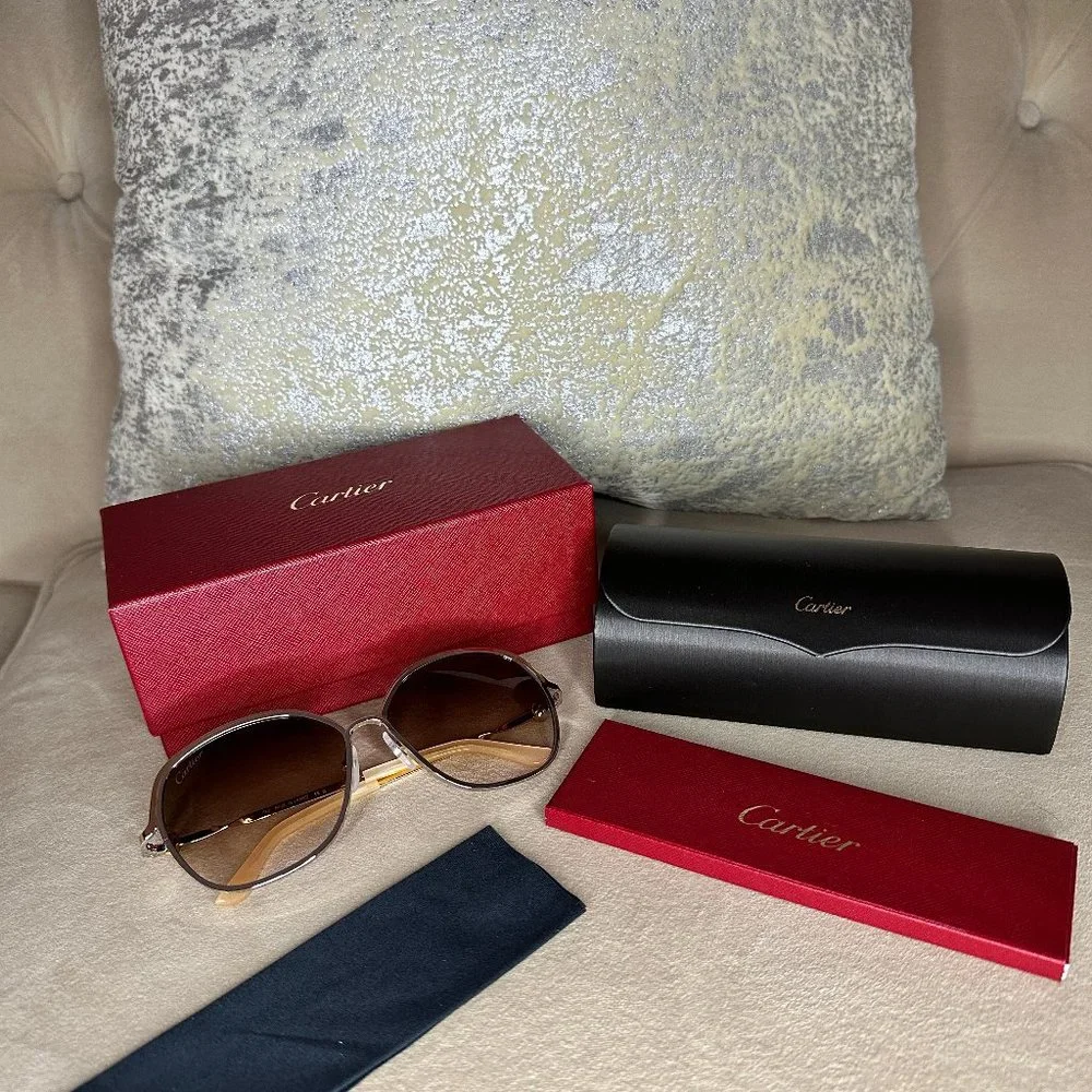 Cartier Trinity Sunglasses Cartier CT0090S 001